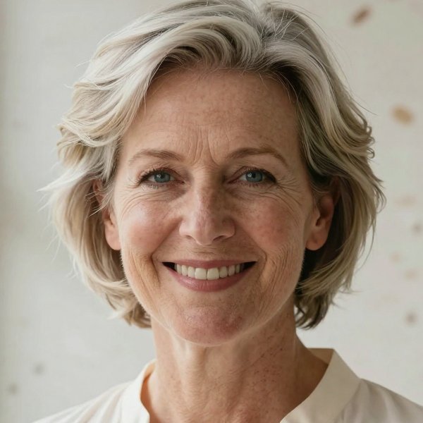 Dr. Linnea Hart, smiling, in the clinic